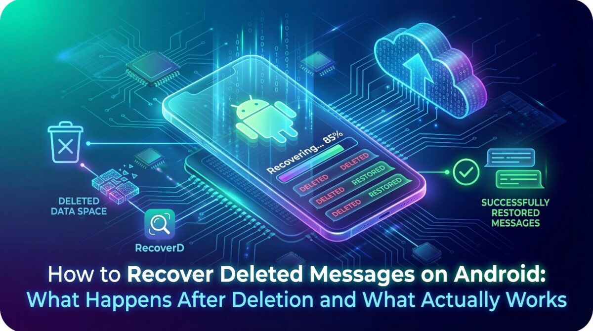 How to Recover Deleted Messages on Android: What Happens After Deletion and What Actually Works